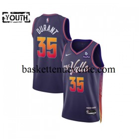 Maillot Basket Phoenix Suns Kevin Durant 35 2023-2024 Nike City Edition Violet Swingman - Enfant